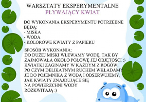 pływający kwiat