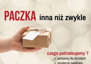 Plakat Paczka inna niż zwykle