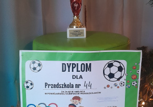 puchar za zajęcie I miejsca