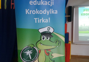 rollup Strefa edukacji Krokodylka Tirka